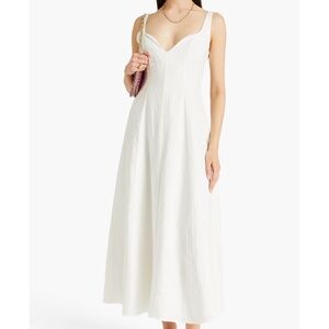 Mara Hoffman Perdita Hemp Midi dress in color Eccru
